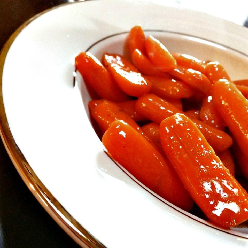 Kentucky Bourbon Honey Glazed Carrots
