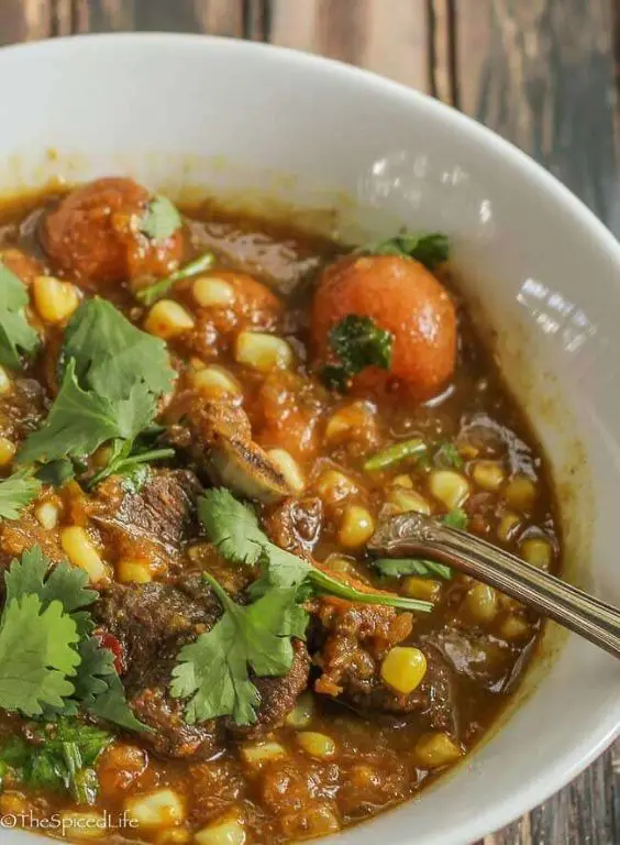 Baked Kid Goat Stew with Root Vegetables