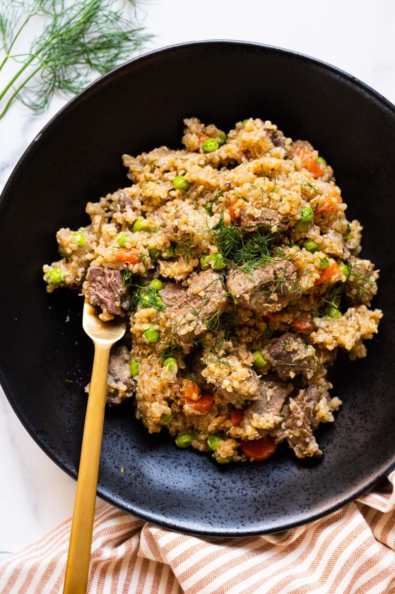 One-Pot Spiced Beef and Quinoa Stew