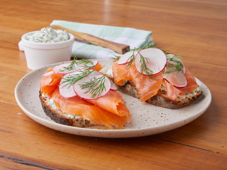 Northern Rye and Smoked Salmon Open Sandwich