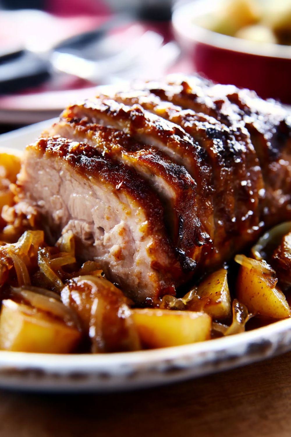 Whole30 Spiced Pork Shoulder with Apples and Onions