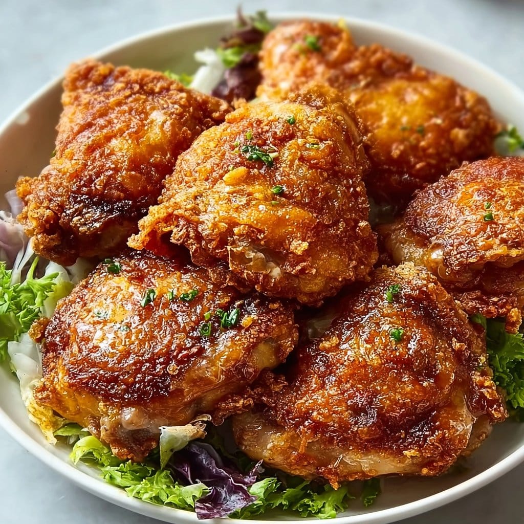 Keto Oven-Fried Chicken Thighs with Parmesan and Almond Flour
