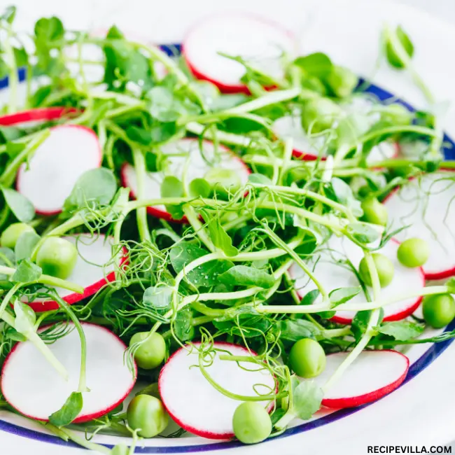 Pea Shoot & Dill Quinoa Salad with Lemon Vinaigrette