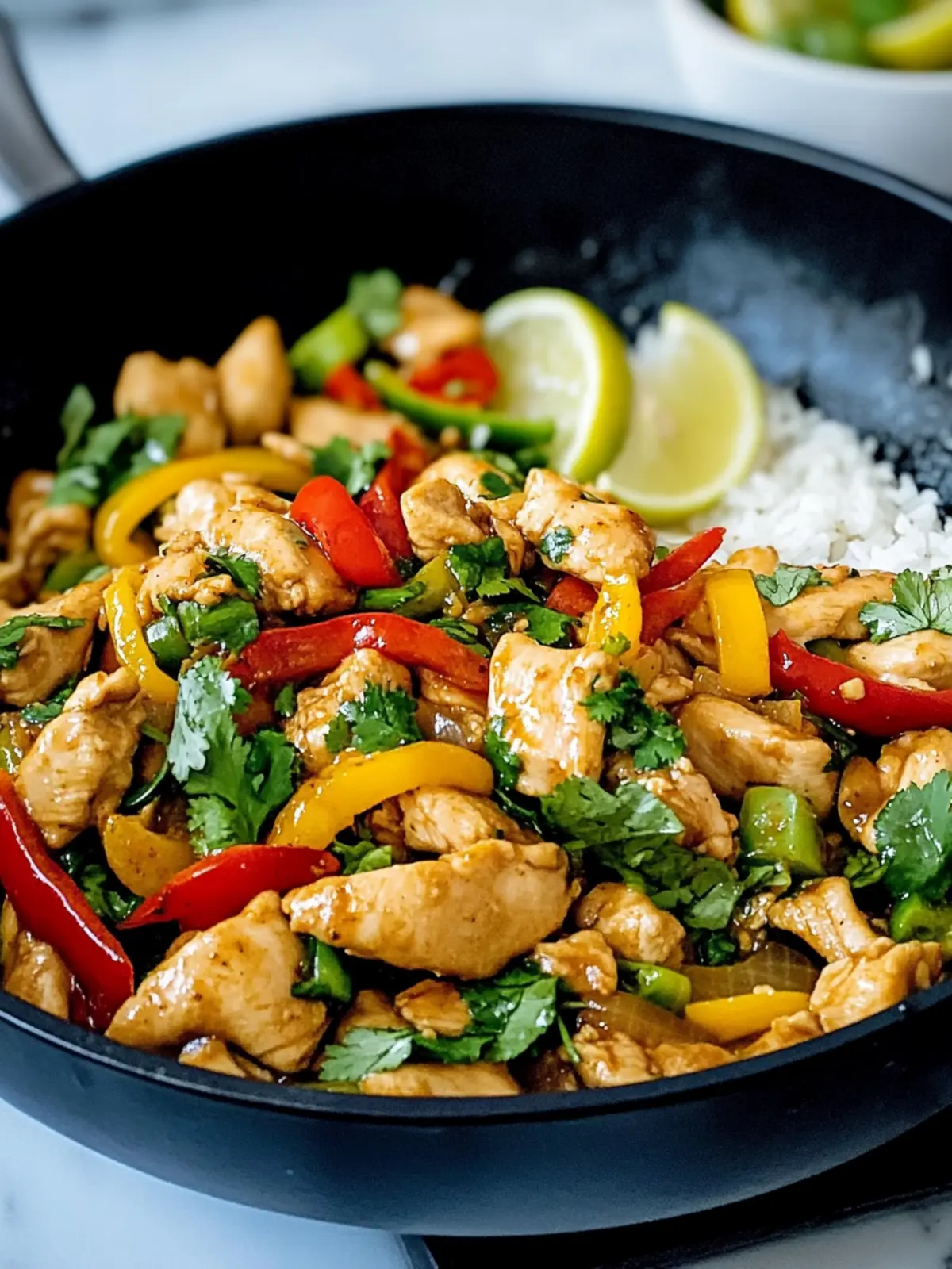 Spicy Lemongrass and Turmeric Chicken Stir-Fry