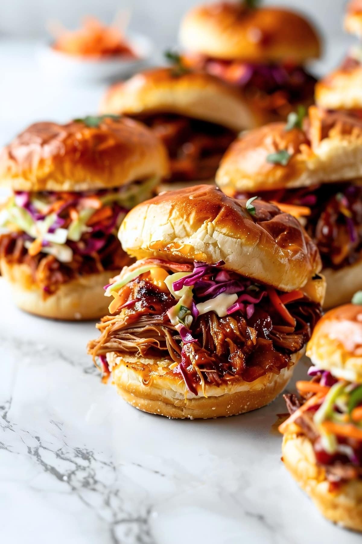 Indoor Amusement Park BBQ Pulled Pork Sliders