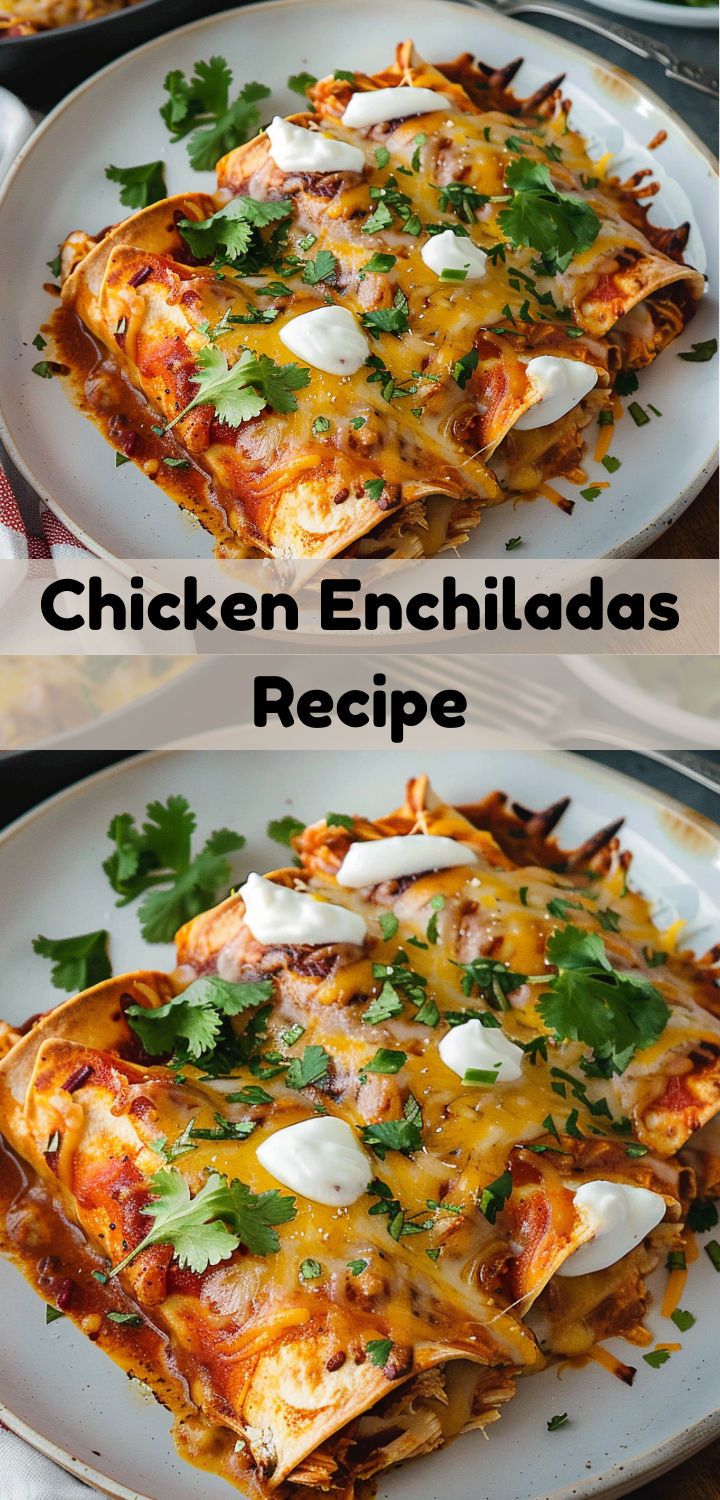 Mexican-Style Chicken Enchiladas