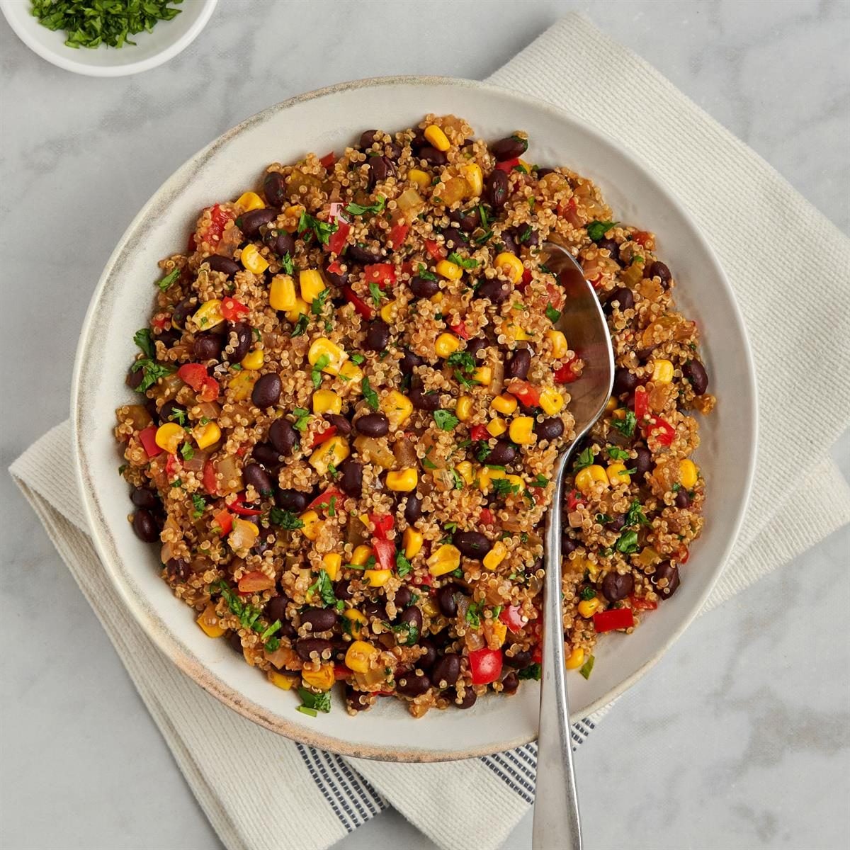 One-Pot Spicy Mexican Quinoa with Black Beans