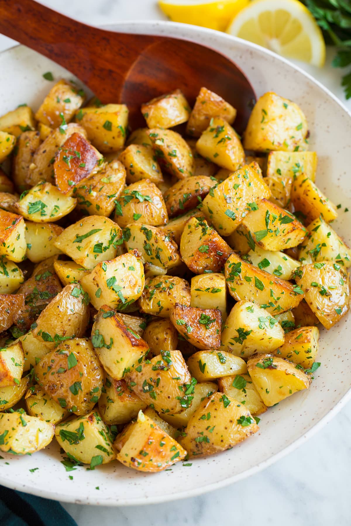 French Lemon Thyme Roasted Potatoes