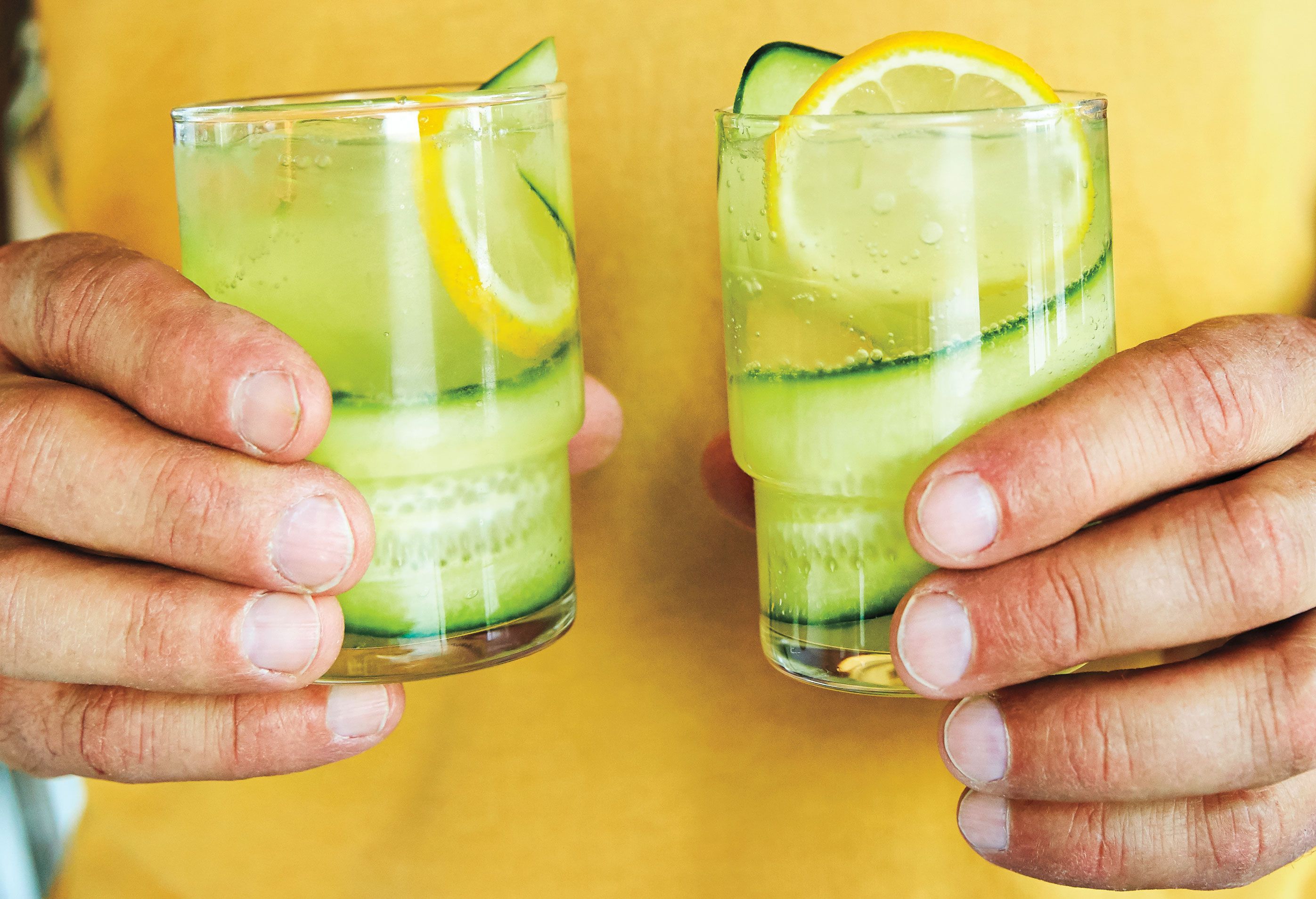 Honeydew Midori Cucumber Gin Cocktail