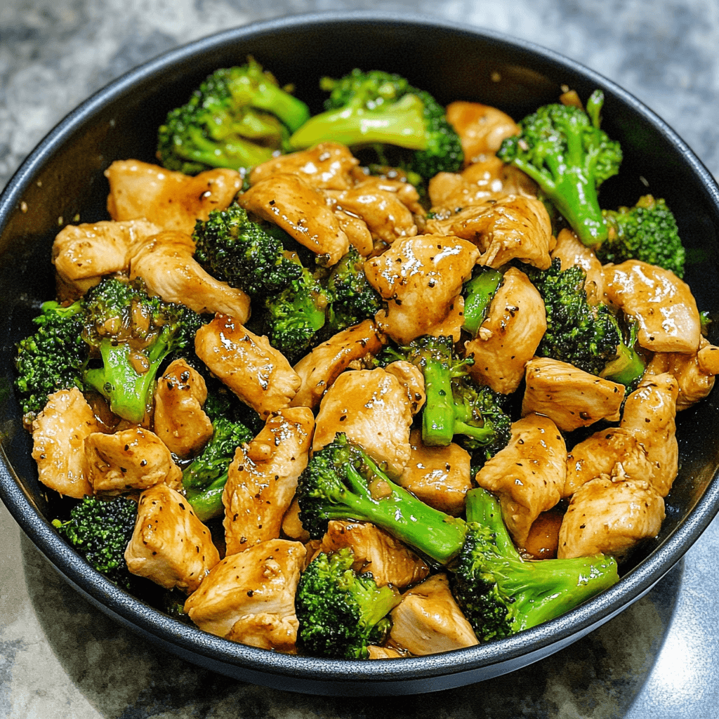 Keto-Friendly Stir-Fried Chicken with Garlic and Broccoli