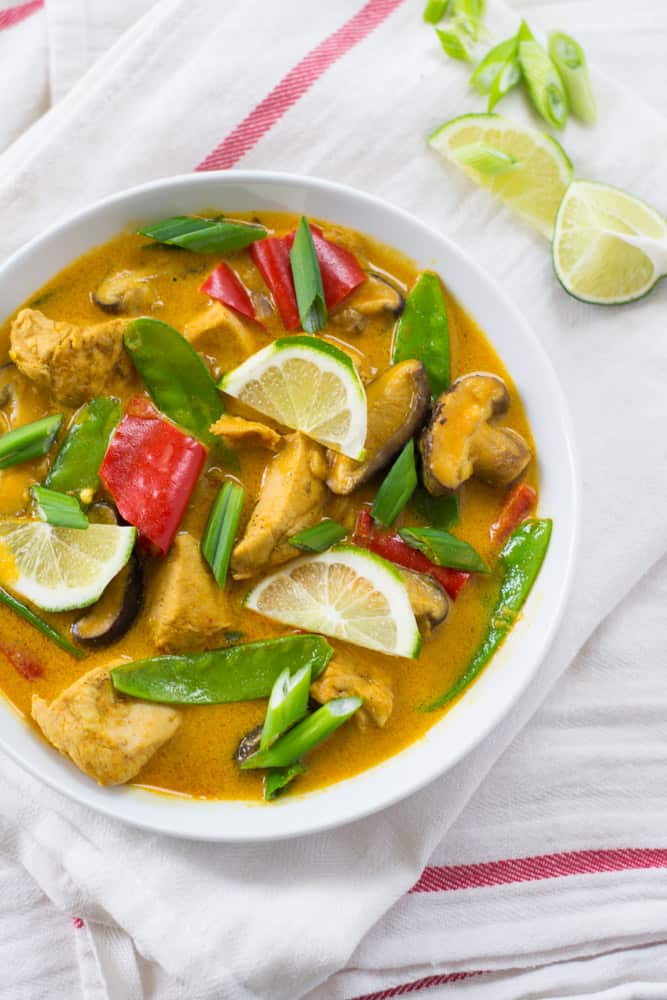 Instant Pot Coconut Lemongrass Chicken Curry