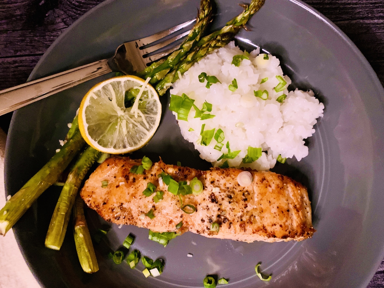 Lemon-Herb Roasted Salmon with Asparagus