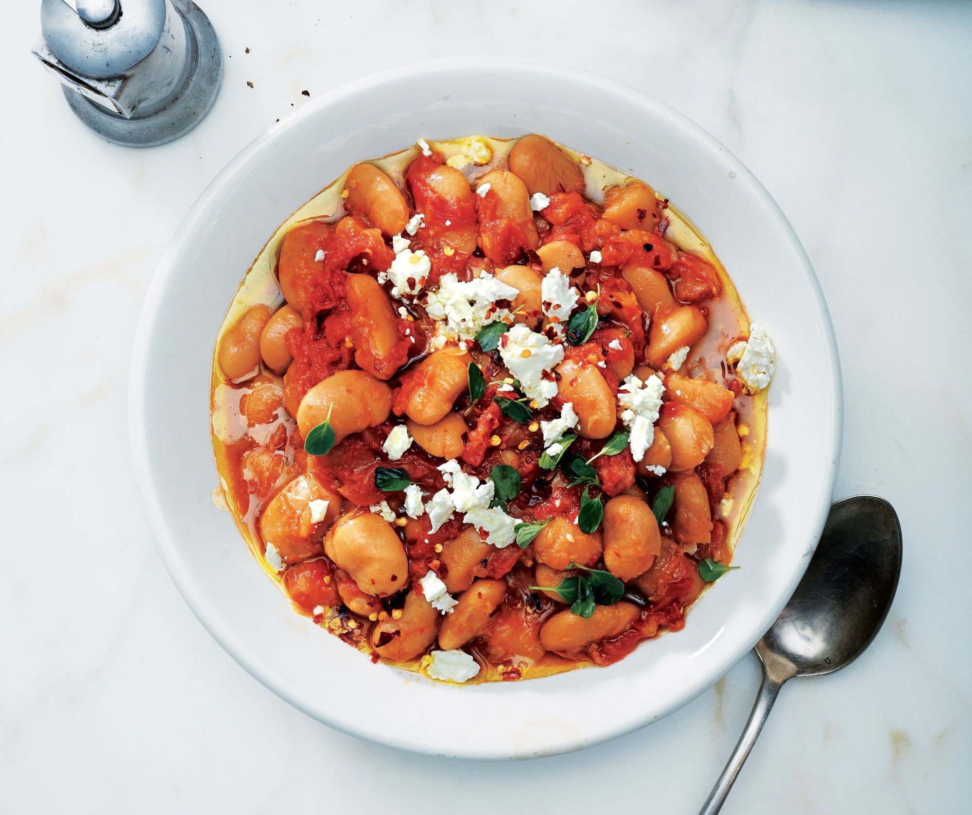 Slow-Simmered Gigantes Beans with Tomato and Fresh Dill