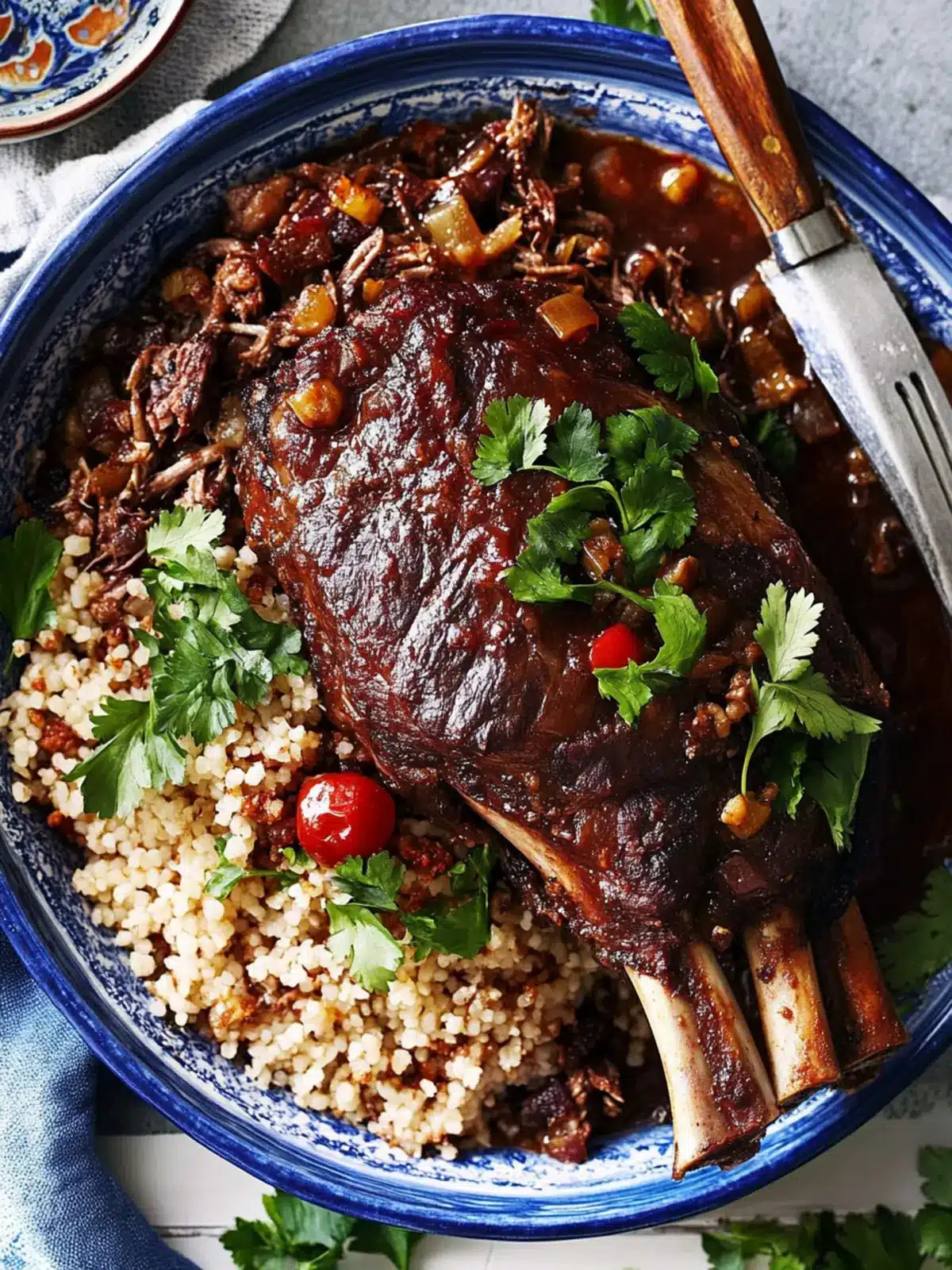 Slow-Roasted Lamb Shoulder with Lebanese Seven-Spice Rub