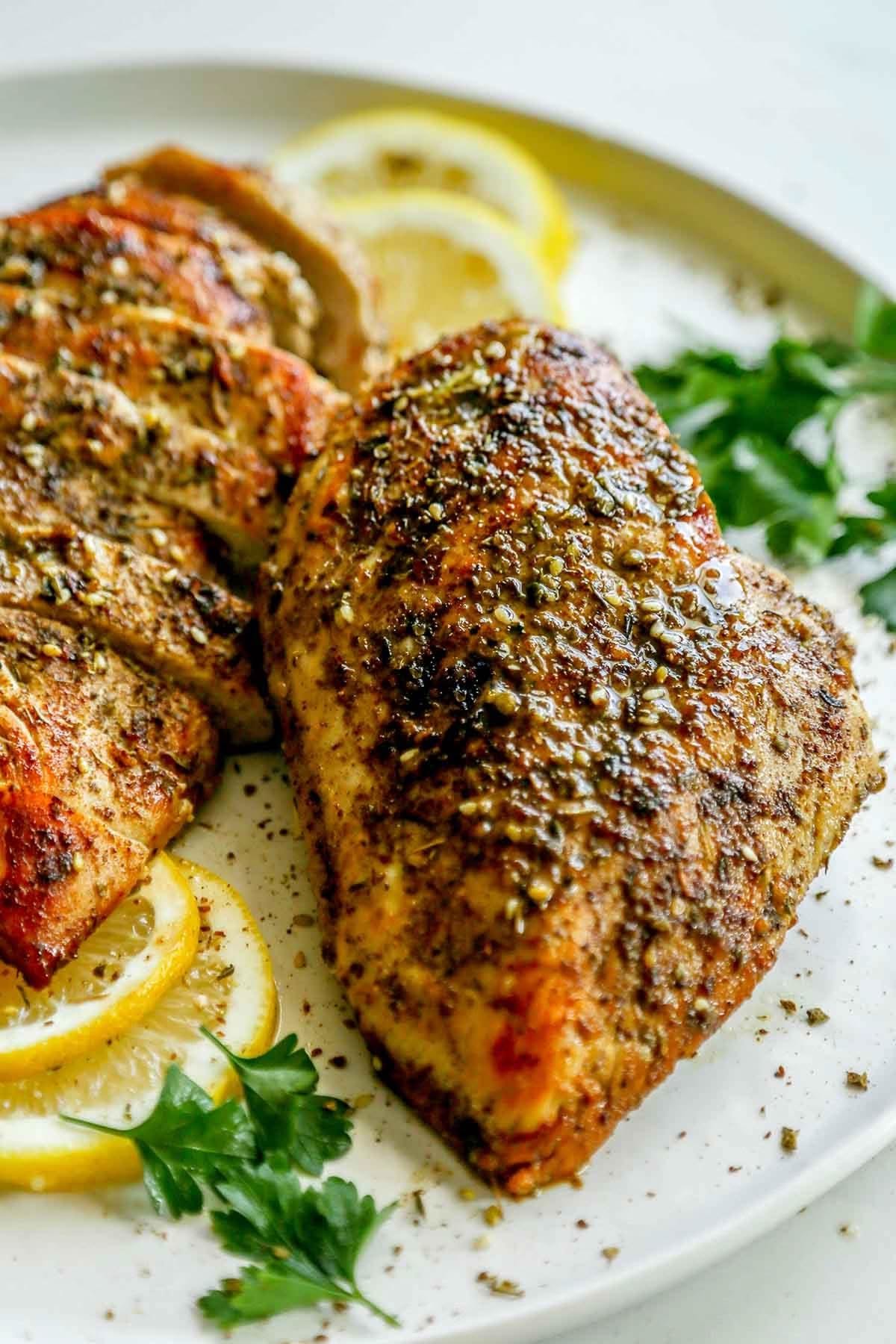 Grilled Za’atar Chicken with Sumac Yogurt Sauce