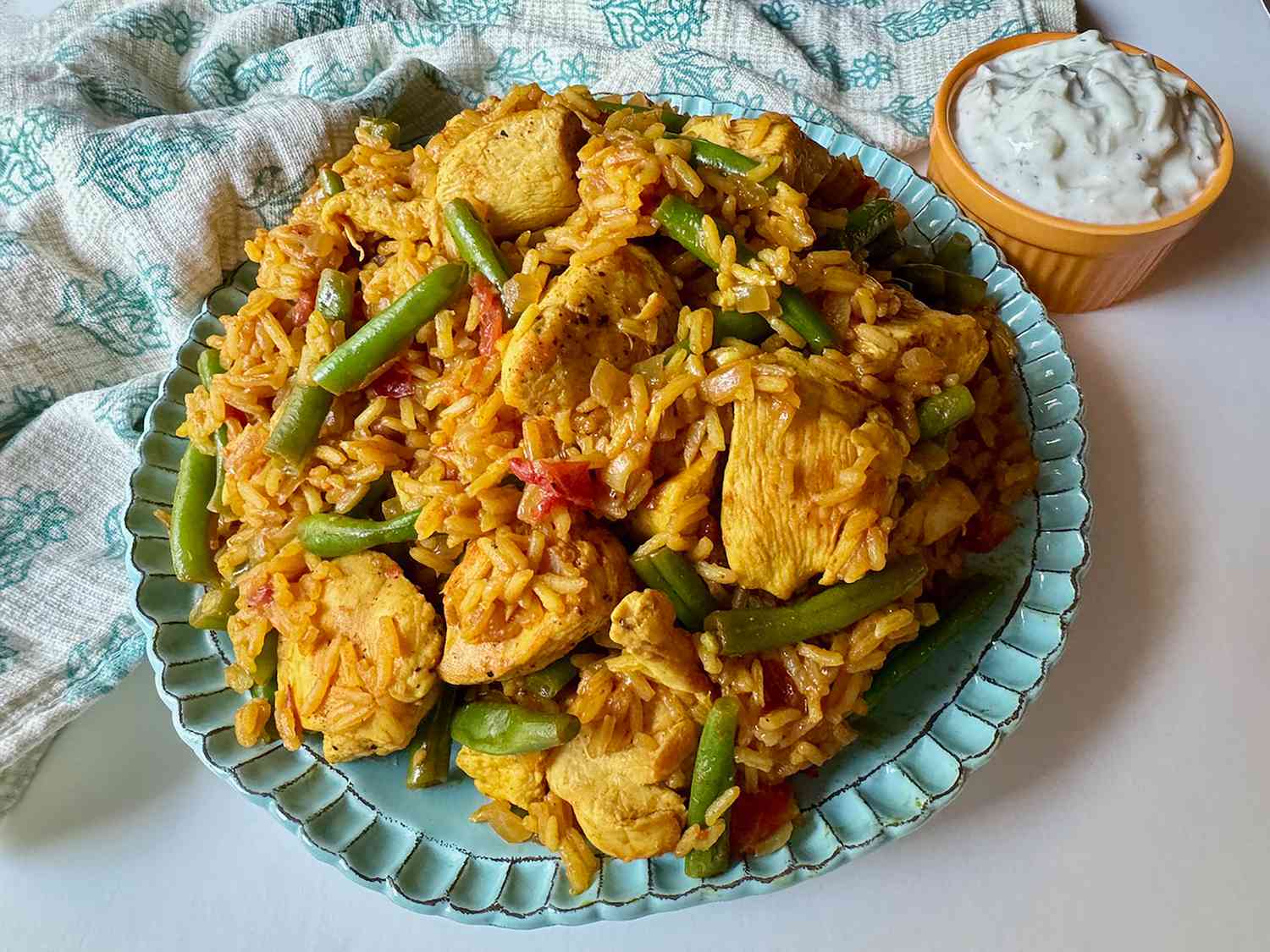 One-Pot Chicken and Vegetable Pilaf with Turmeric