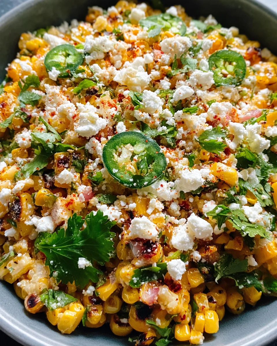 Half-Portion Mexican Street Corn Salad