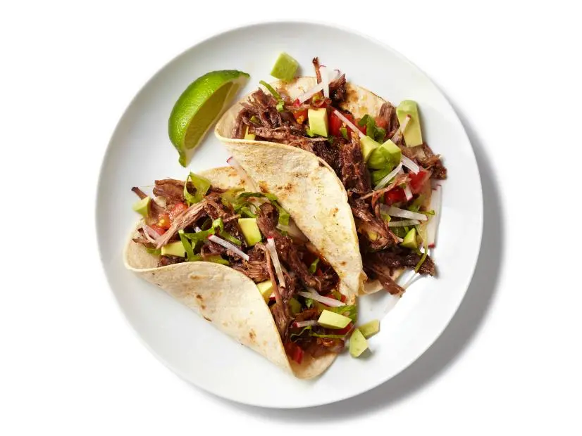 Shredded Beef Tacos with Spicy Salsa Verde