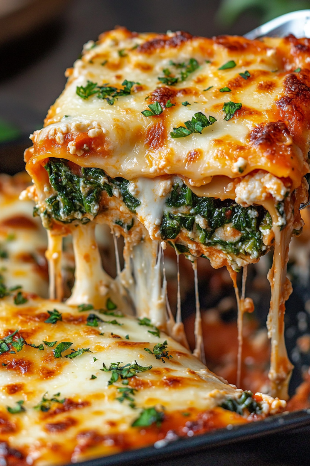 Layered LaTeX-Inspired Vegetable Lasagna with Spinach and Ricotta