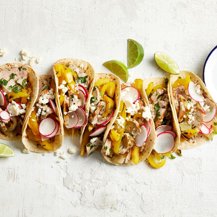 Grilled New Mexican Pork Tacos with Cilantro-Lime Slaw