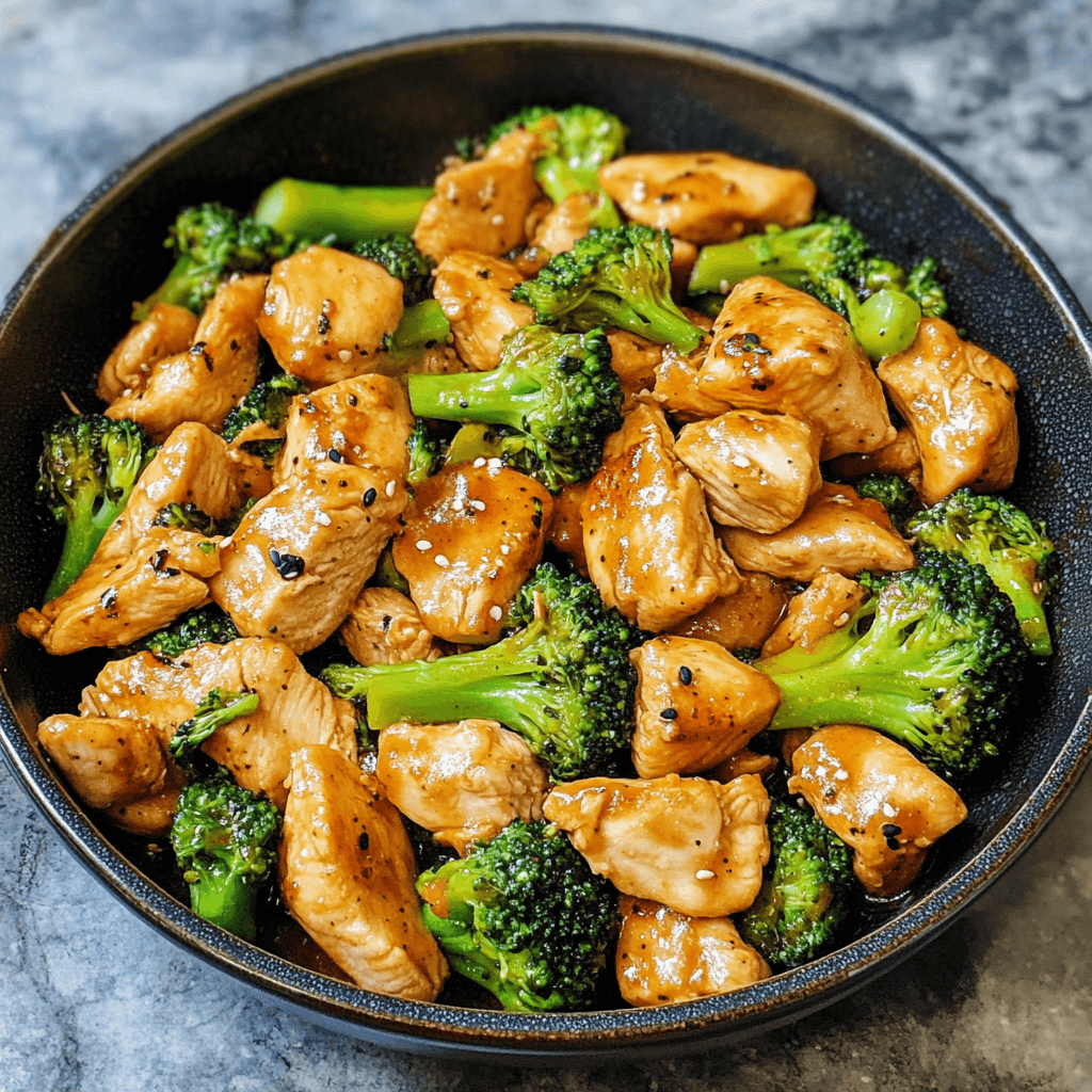 Keto Chicken Stir-Fry with Broccoli and Bell Peppers