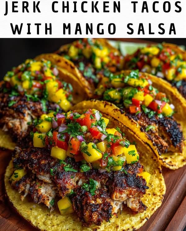 Chili-Lime Grilled Chicken Tacos with Mango Salsa
