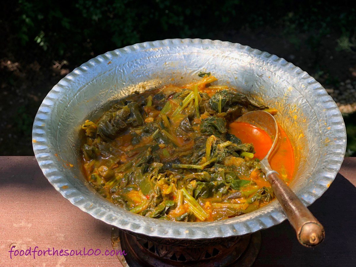 Kashmiri Haakh Stir-Fry with Mustard Seeds and Garlic