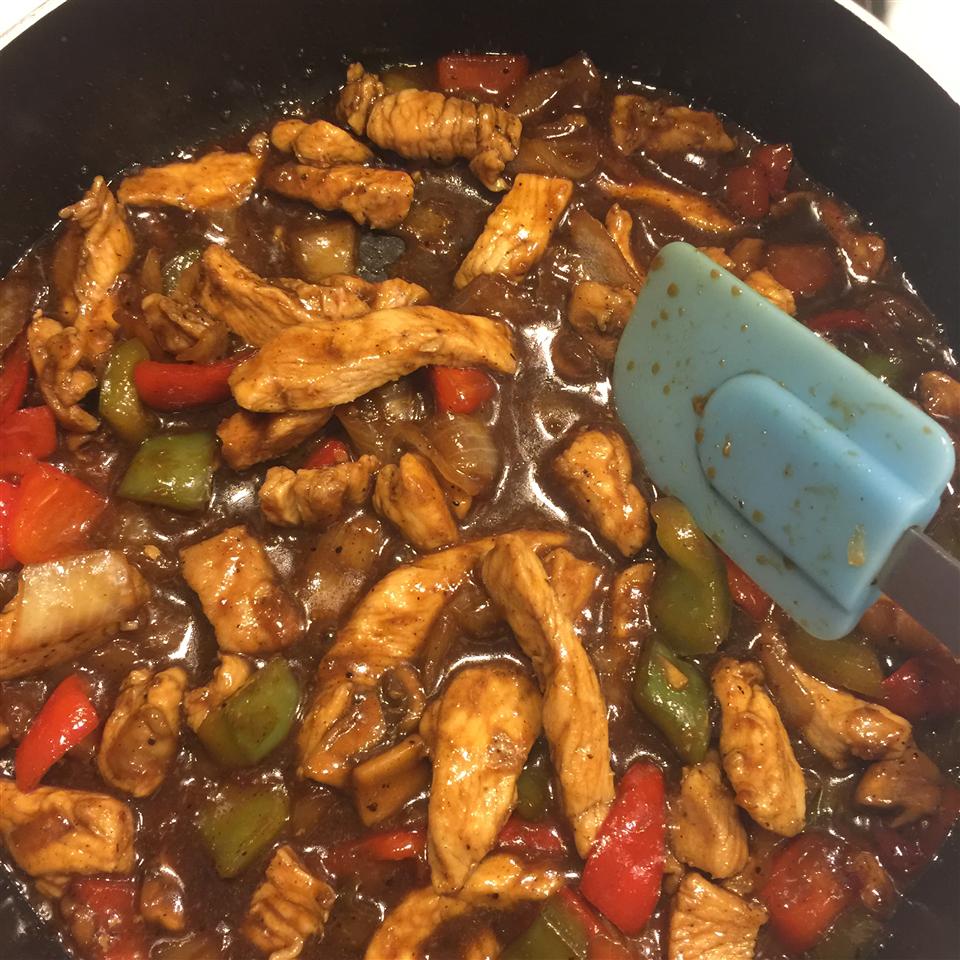 Half-Portion Caribbean Jerk Pork Stir Fry