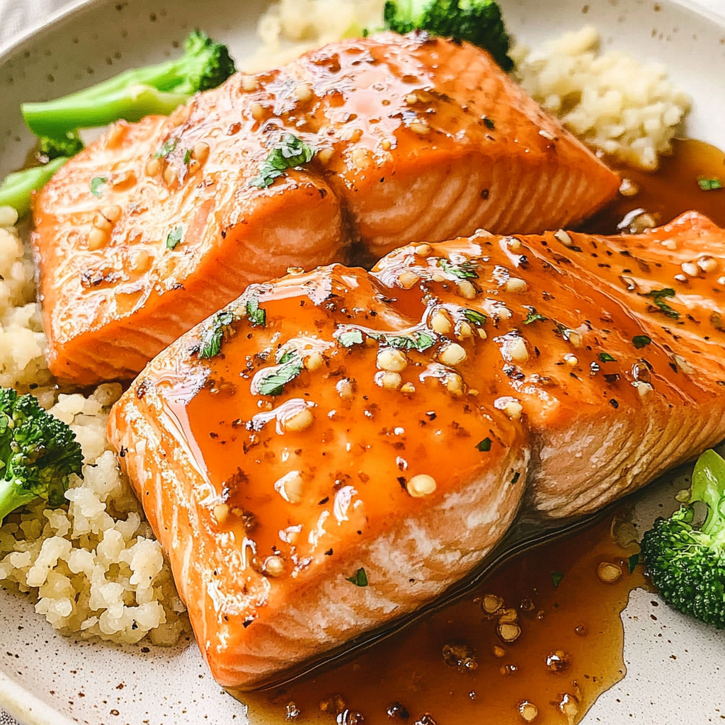 Evergreen Maple Glazed Salmon