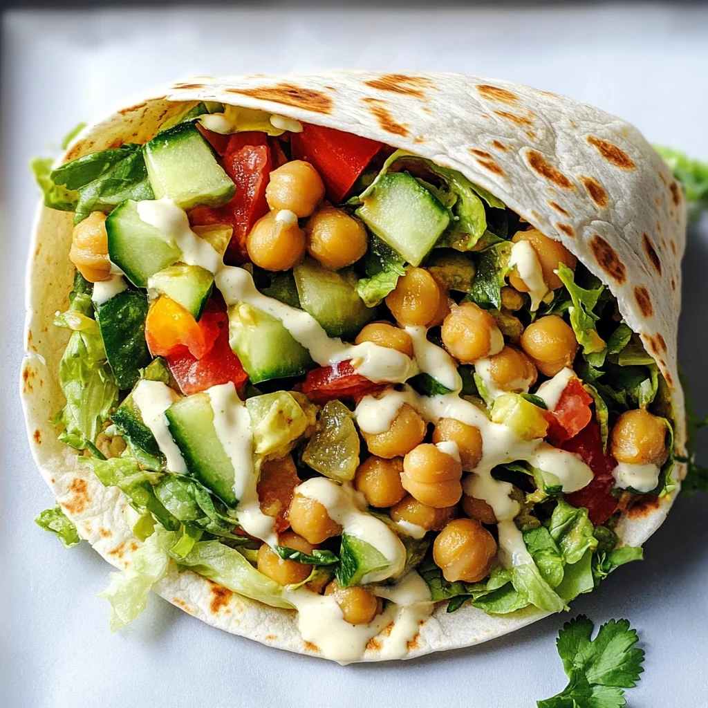 Online Editor Avocado Chickpea Salad Wrap