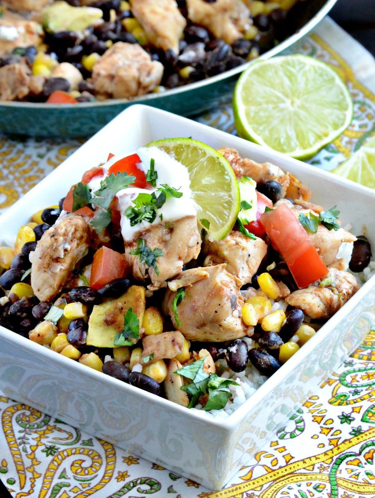 Sheet Pan Chipotle-Lime Chicken with Black Beans