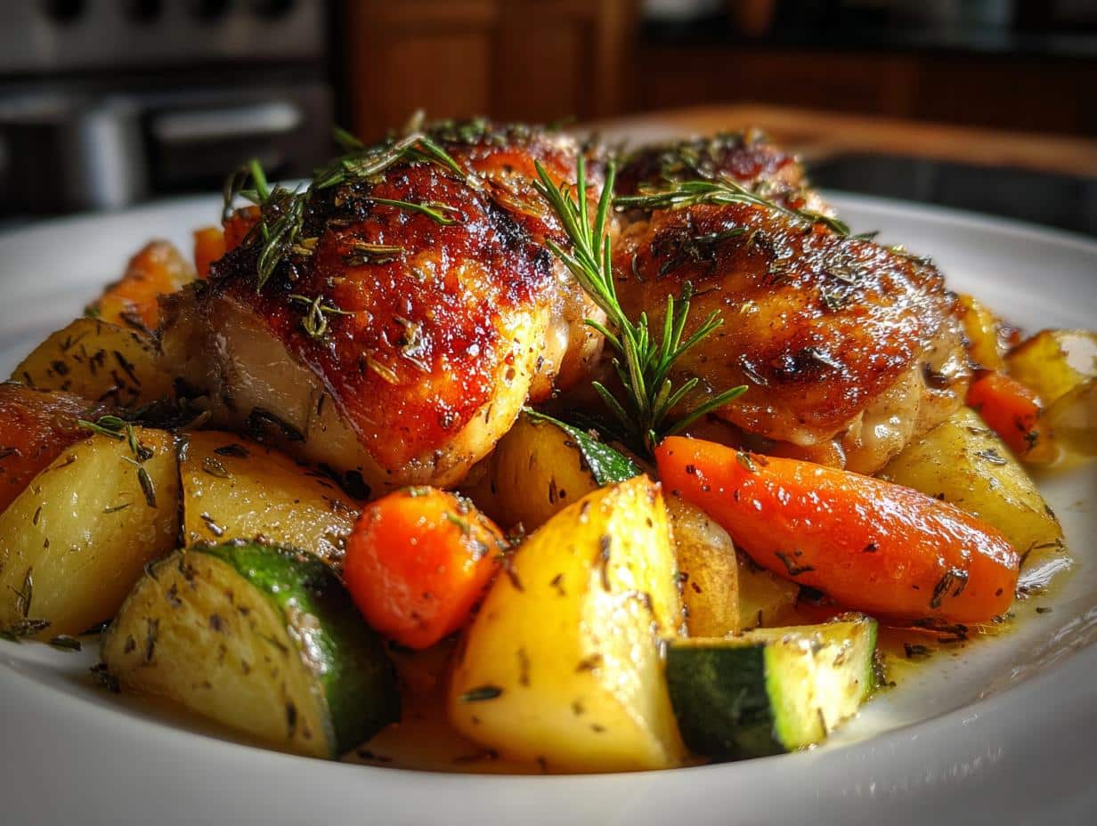 Herb-Roasted Chicken and Vegetable Casserole