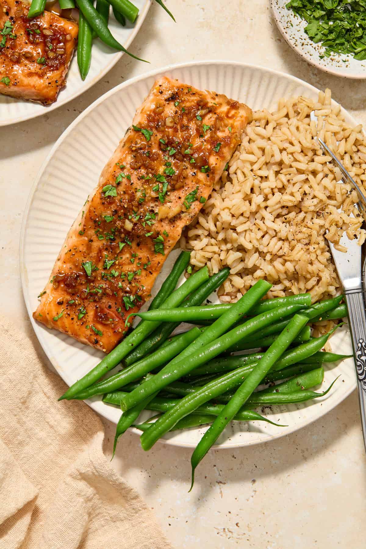 Aperol-Glazed Salmon with Lemon Zest