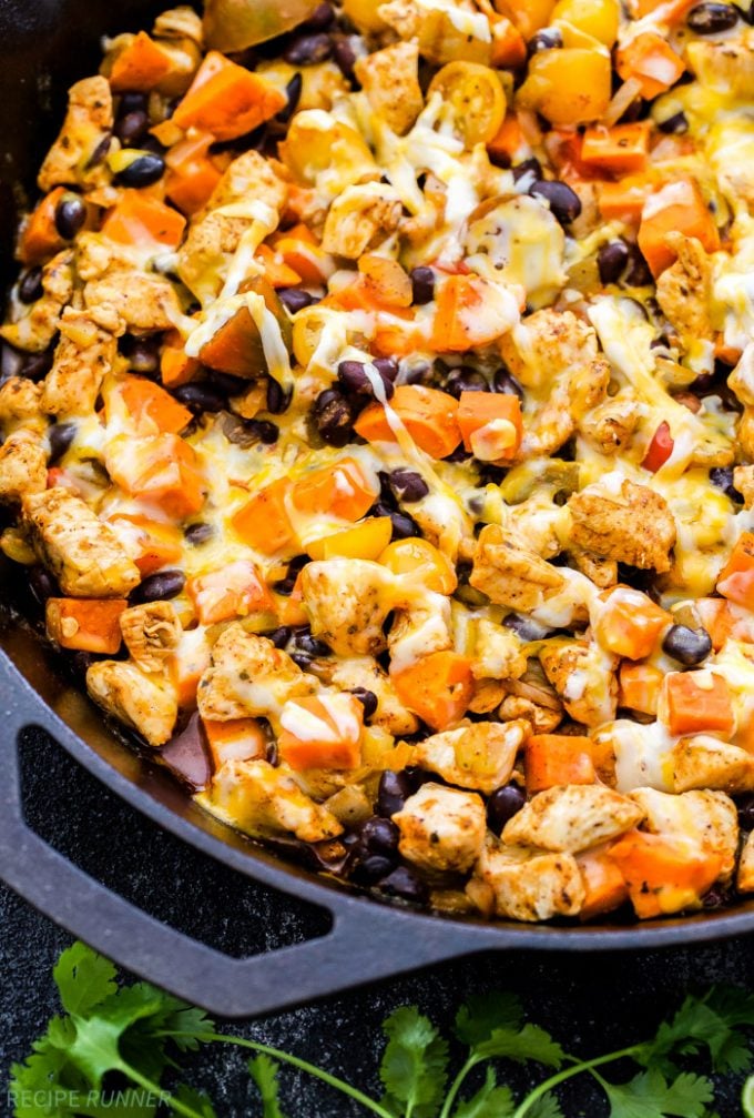 Spiced Tex-Mex Chicken and Black Bean Skillet