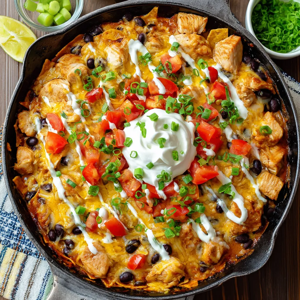 One-Pot Tex-Mex Chicken and Black Bean Skillet