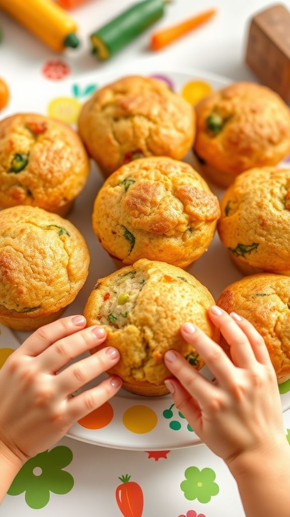 Veggie-Packed Mini Muffins for Kids