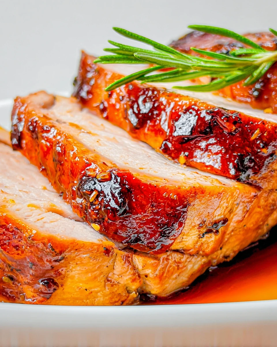 Whiskey-Glazed Roasted Pork Tenderloin