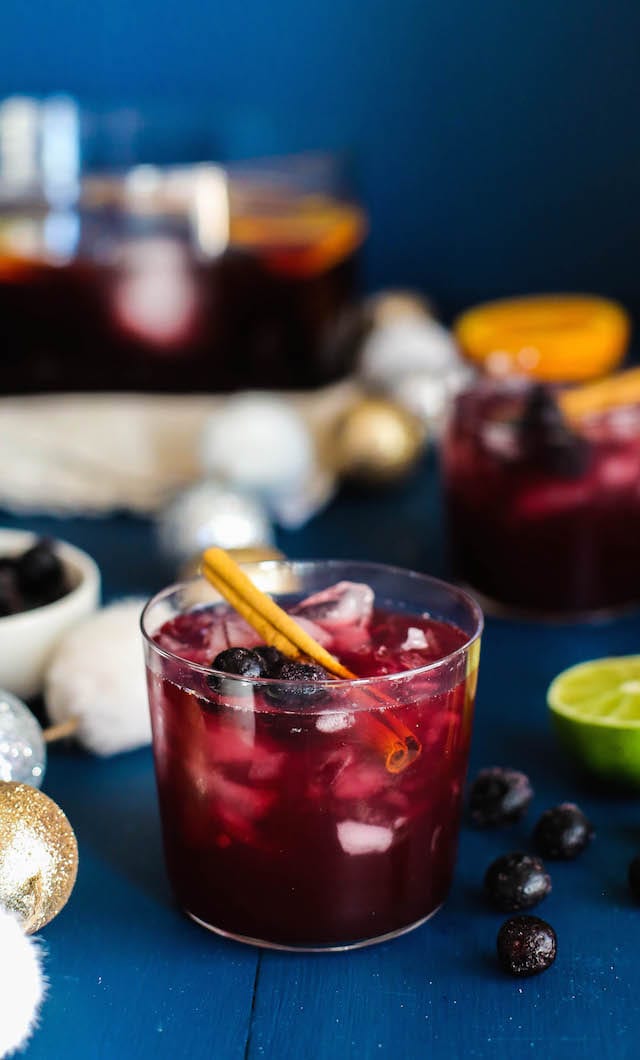 Spiced Rum and Berry Citrus Party Punch