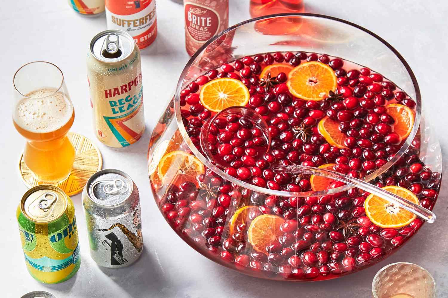 Cranberry Ginger Sparkler Punch