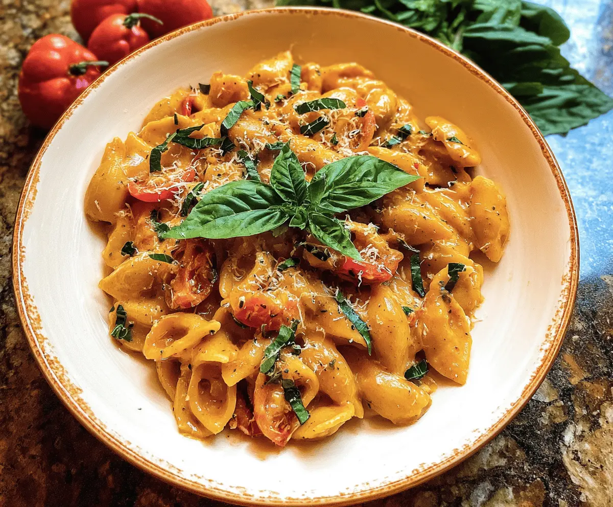Popular Creamy Tomato Pasta with Basil