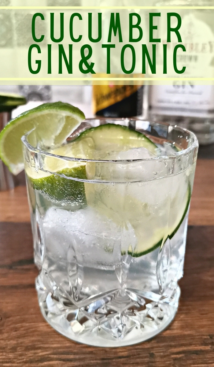 Herb-Infused Gin and Tonic with Cucumber and Rosemary