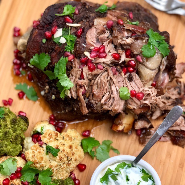 Slow-Simmered Lamb with Toasted Pine Nuts and Pomegranate Molasses
