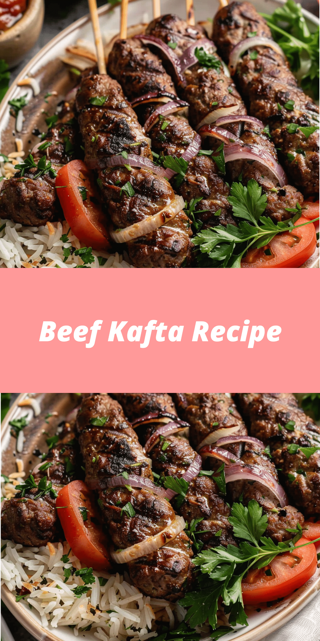 Seared Beef Kafta with Sumac and Pine Nuts