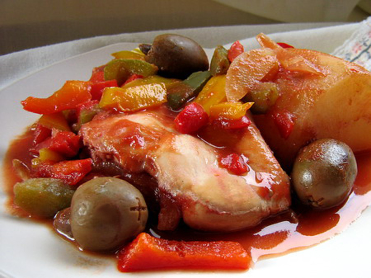 Slow-Simmered Chicken with Lemon and Olives