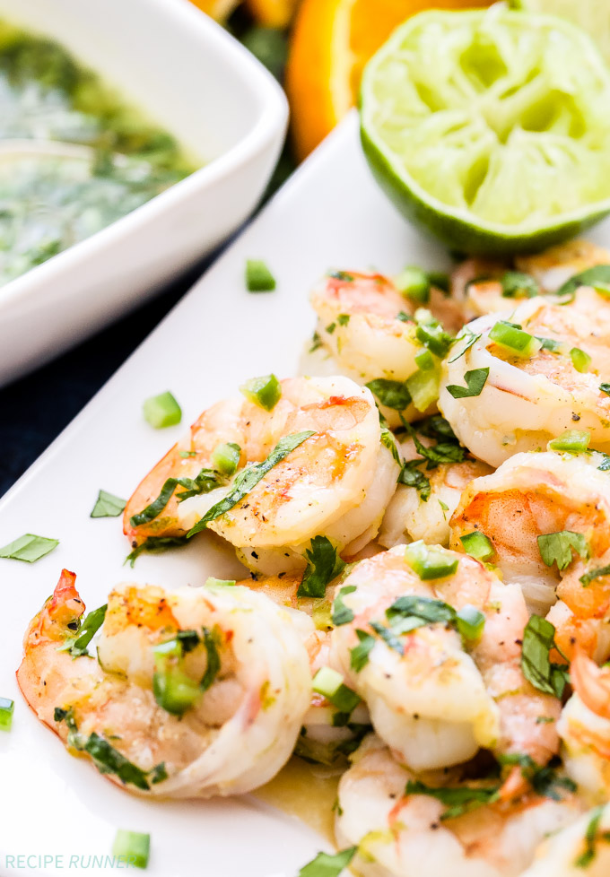 Citrus-Marinated Grilled Shrimp Skewers with Chili and Lime