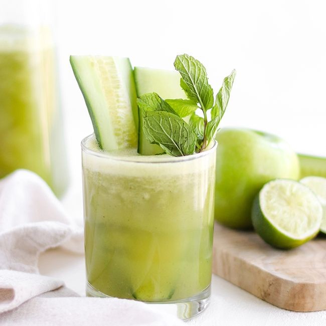 Cucumber-Melon Mint Cooler Punch