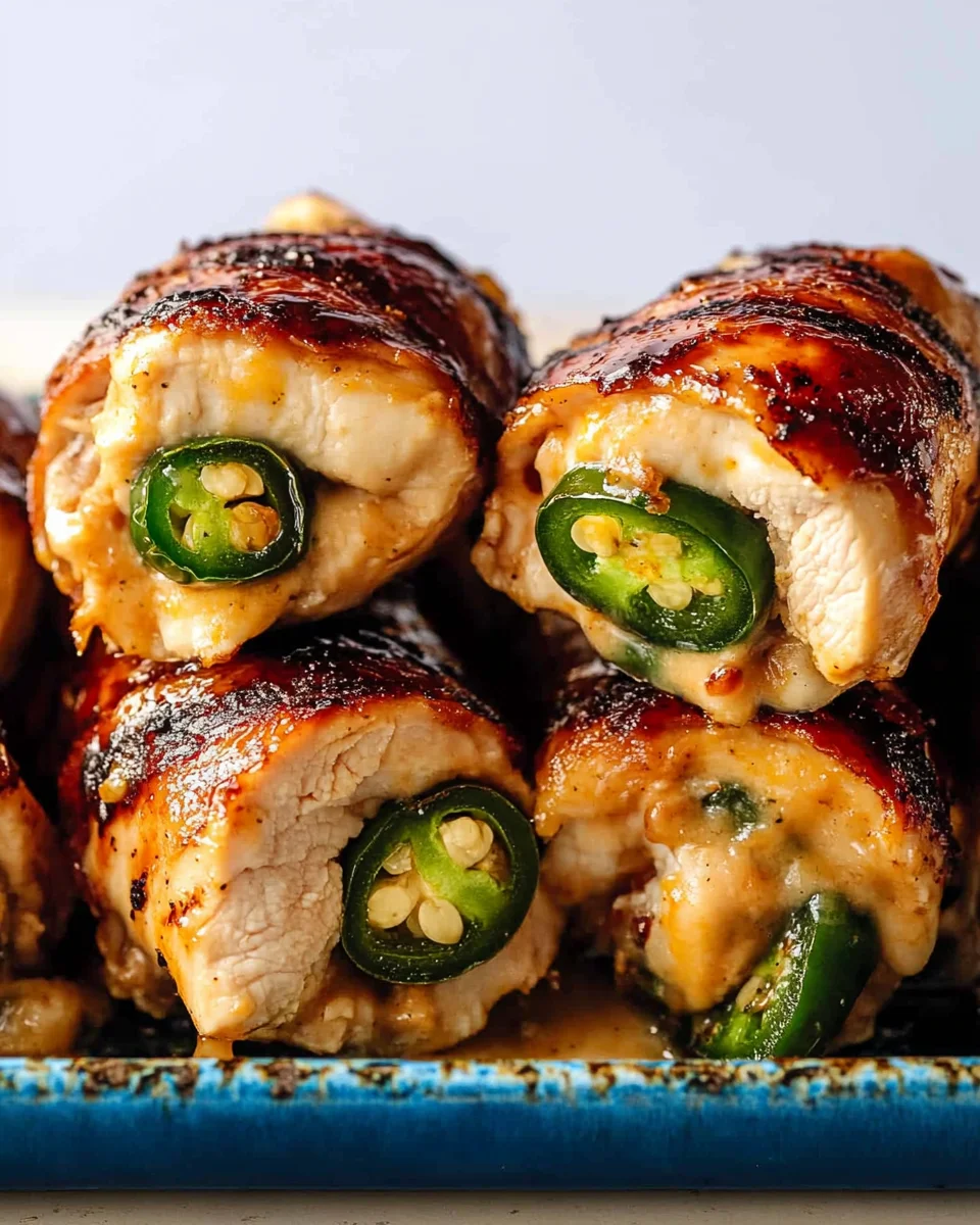 Grilled Jalapeño Popper Chicken Skewers