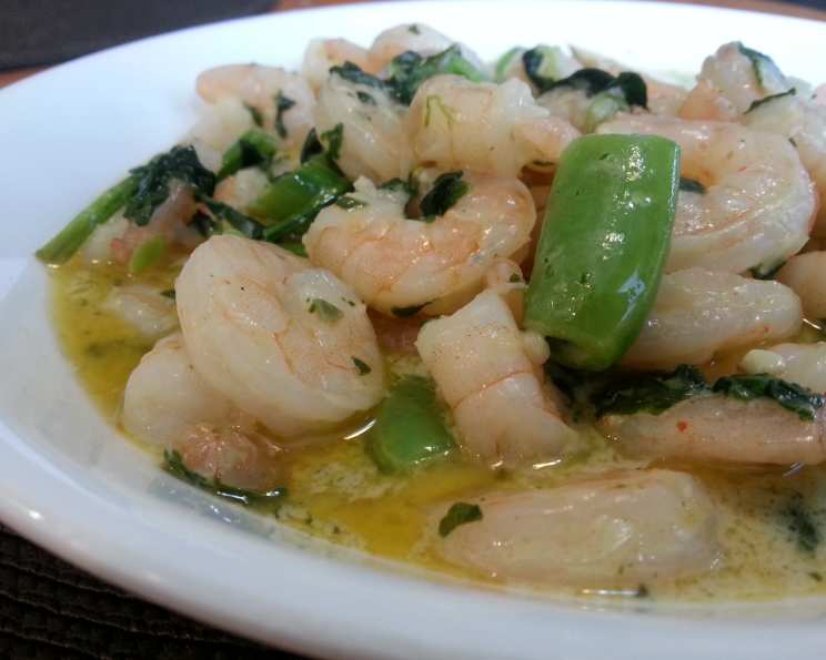 Sautéed Shrimp with Coconut Milk and Chili