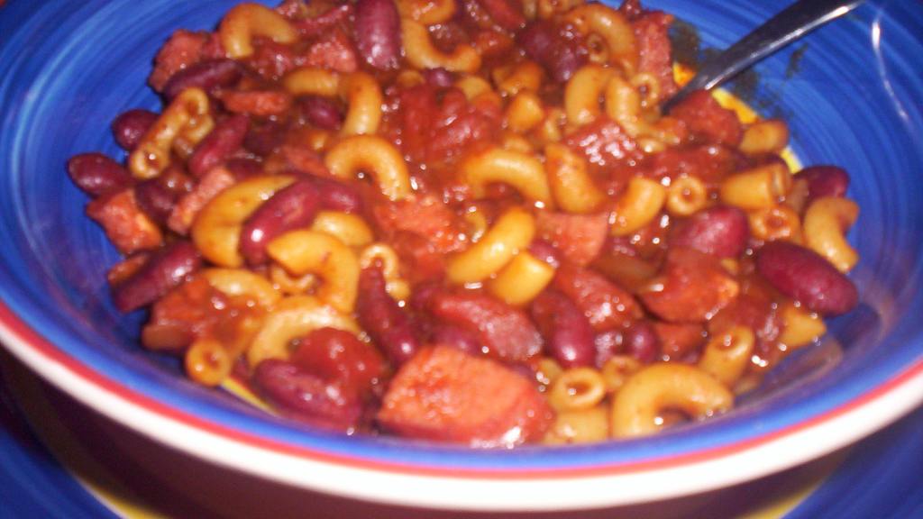 Bass Pro Style Campfire Chili with Smoked Sausage