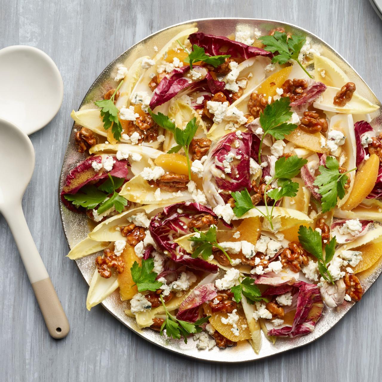 Crisp Endive and Radish Salad with Bitter Orange Dressing